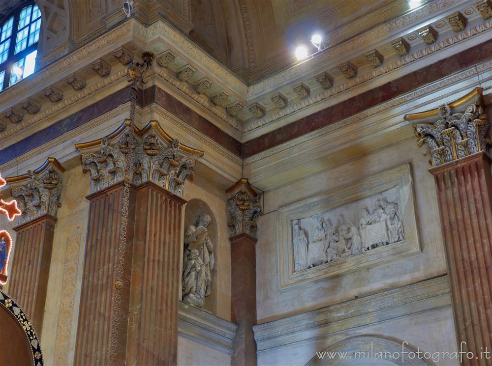 Milan (Italy) - Neoclassical decorations in the Church of San Pietro Celestino